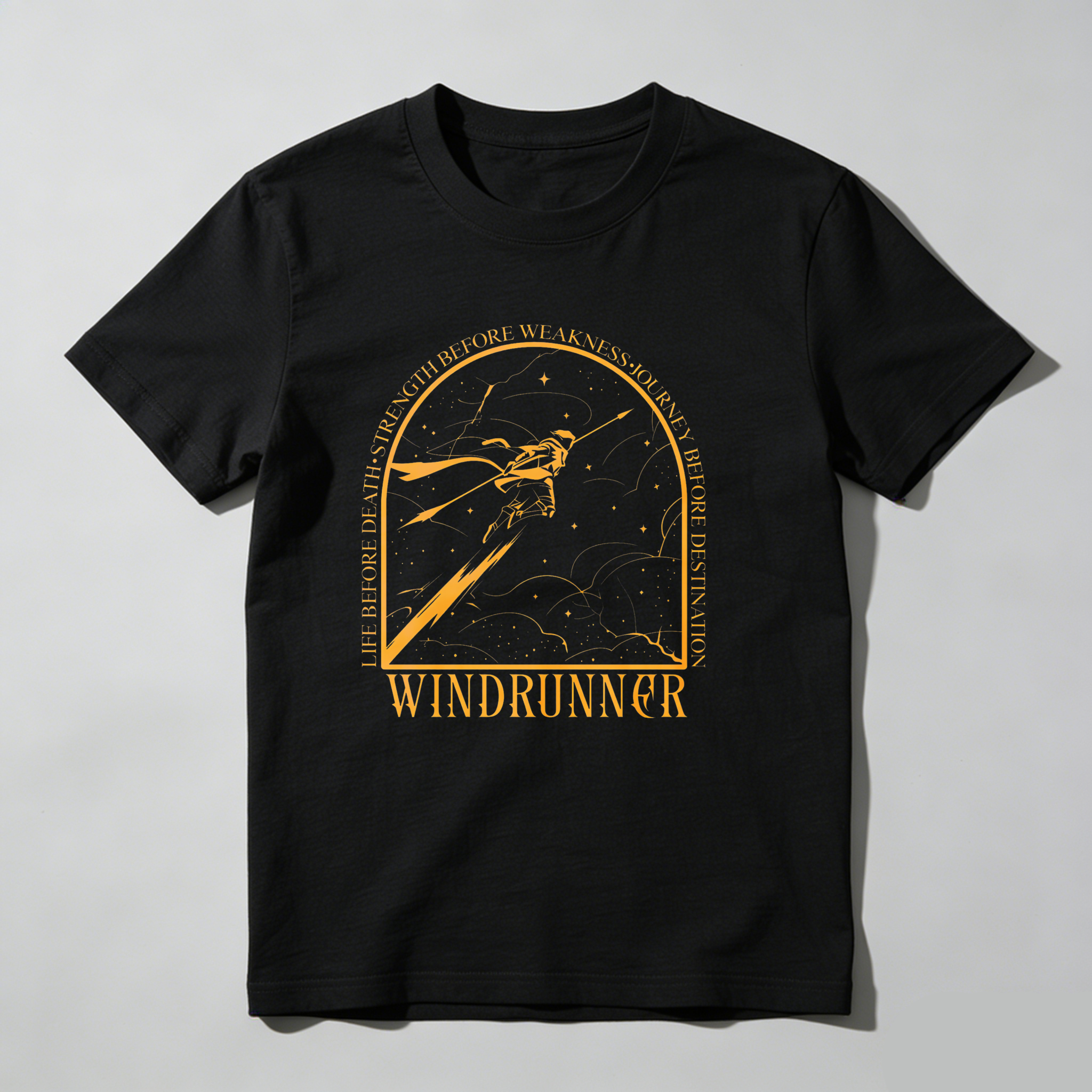 Dorawear™ Windrunner Hero Sky Flight Starry Night Design T Shirt
