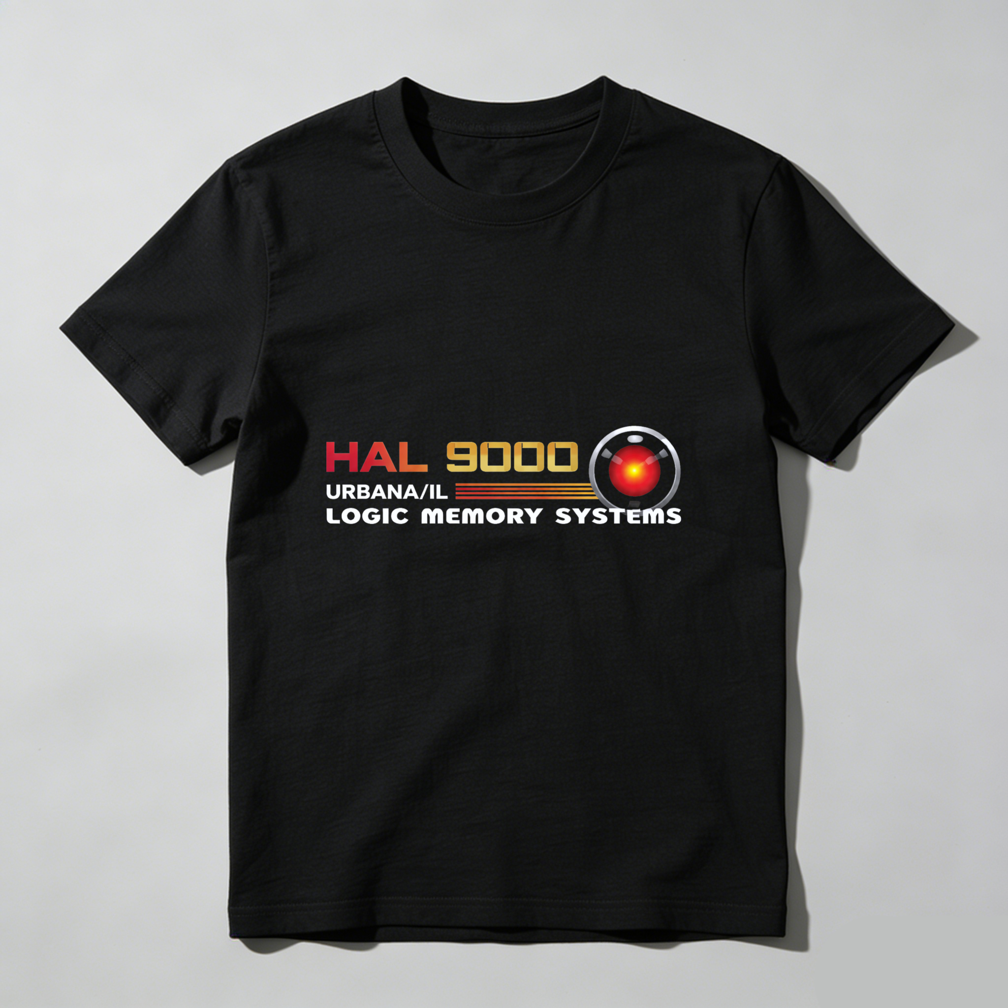 Dorawear™ Hal 9000 Logic Memory Systems Pure Cotton Short Sleeve T Shirt-Dorawear