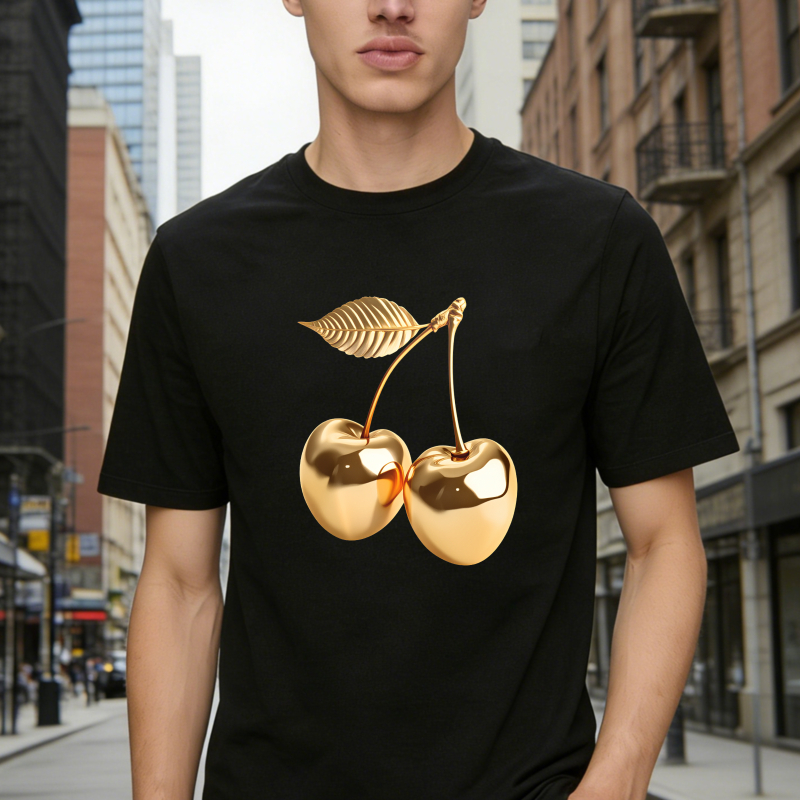 Dorawear™ Golden Cherries With Leaf Unisex Classic T-shirt