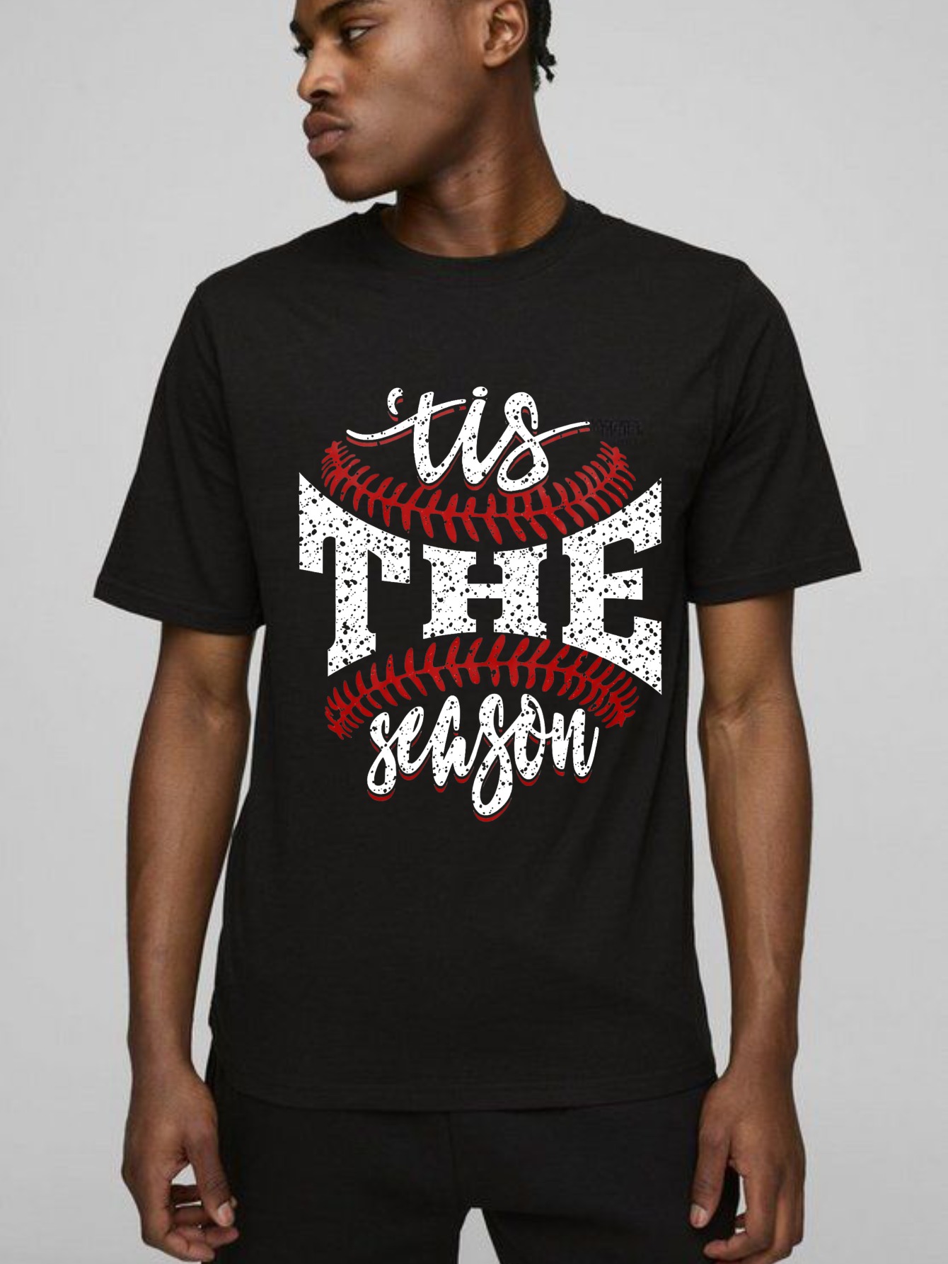 Dorawear™  Tis The Season Baseball T Shirt  100% cotton