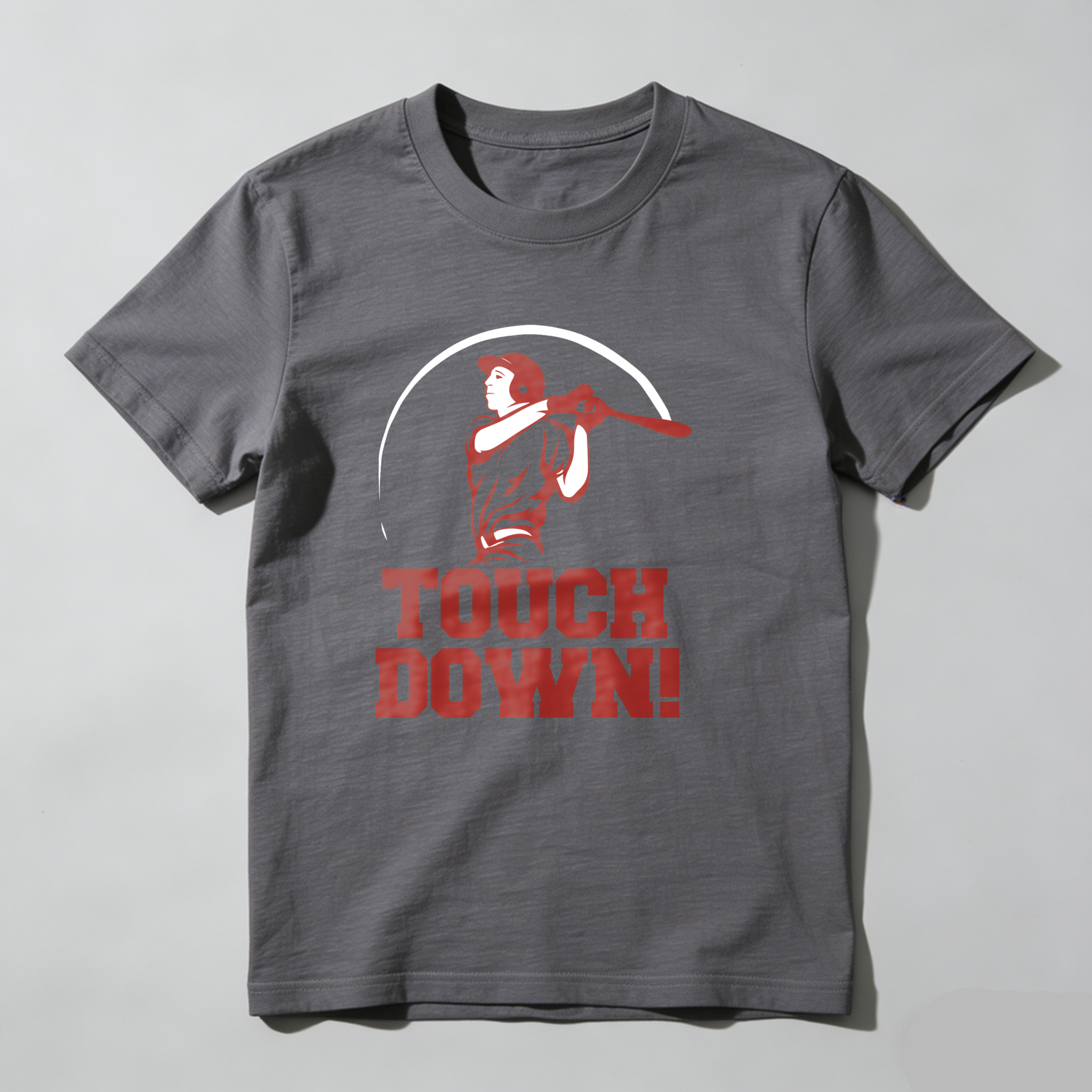 Dorawear™ Touch Down Baseball Player Swing  T Shirt
