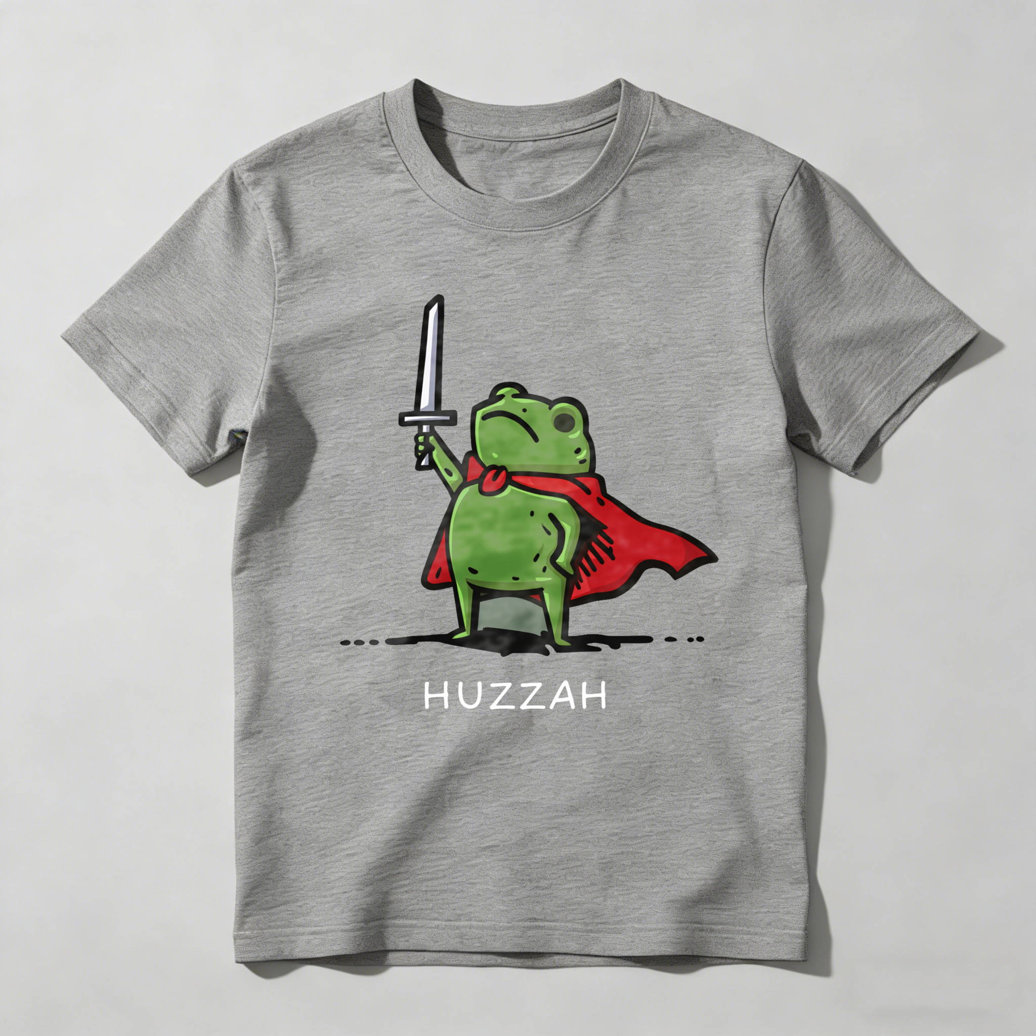 Dorawear™ Frog With Sword And Cape Huzzah T Shirt