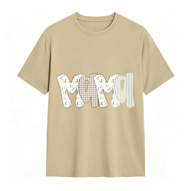 Dorawear™Mama Patterned Text Design Unisex Classic T-shirt