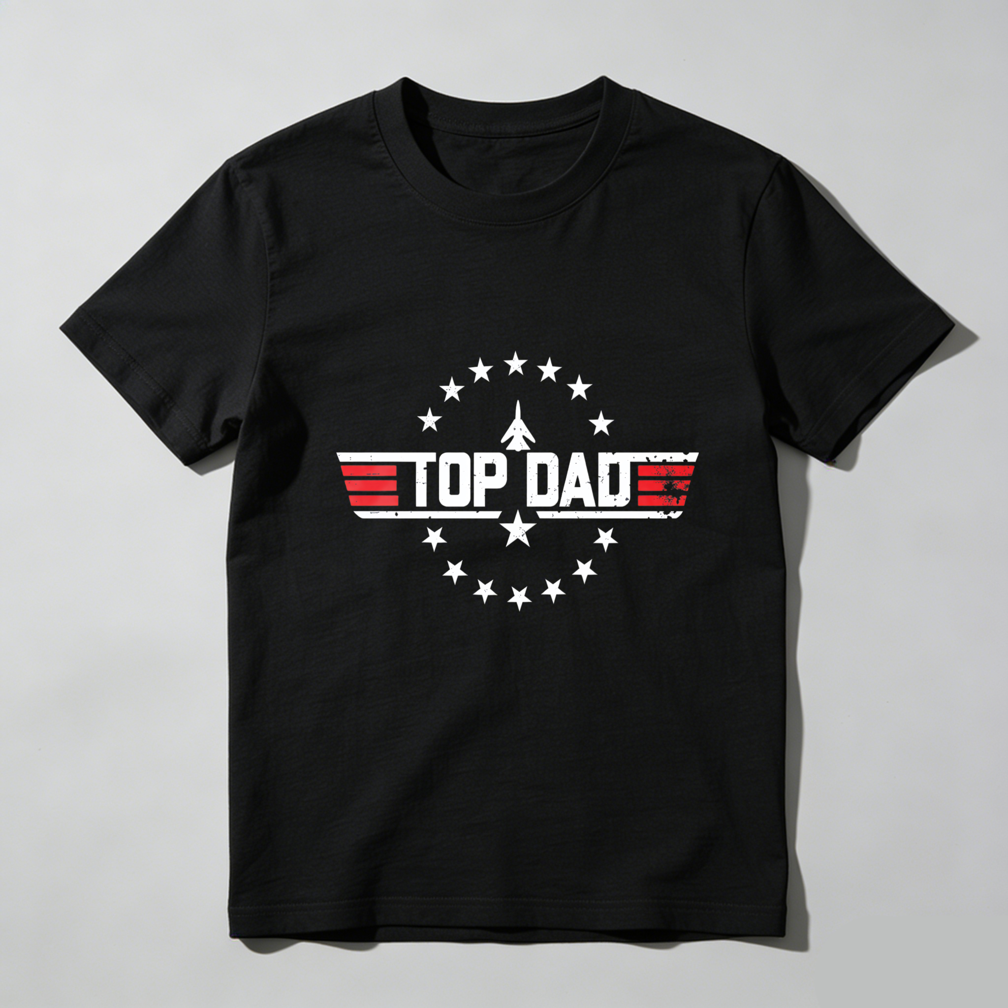 Dorawear™Top Dad With Stars And Jet T Shirt