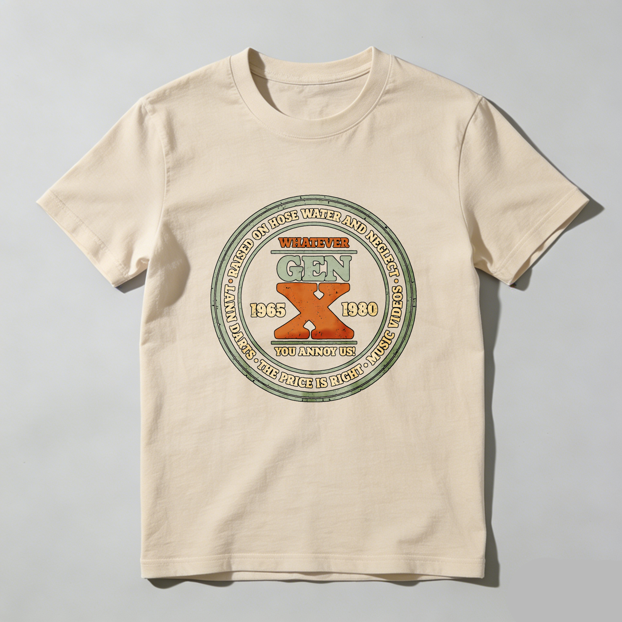 Dorawear™ Gen X Whatever You Annoy Us Pure Cotton Short Sleeve T-Shirt-Dorawear
