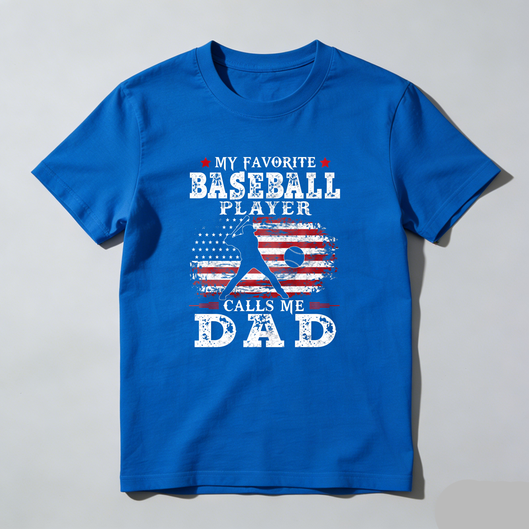 Dorawear™ My Favorite Baseball Player Calls Me Dad  T Shirt-Dorawear
