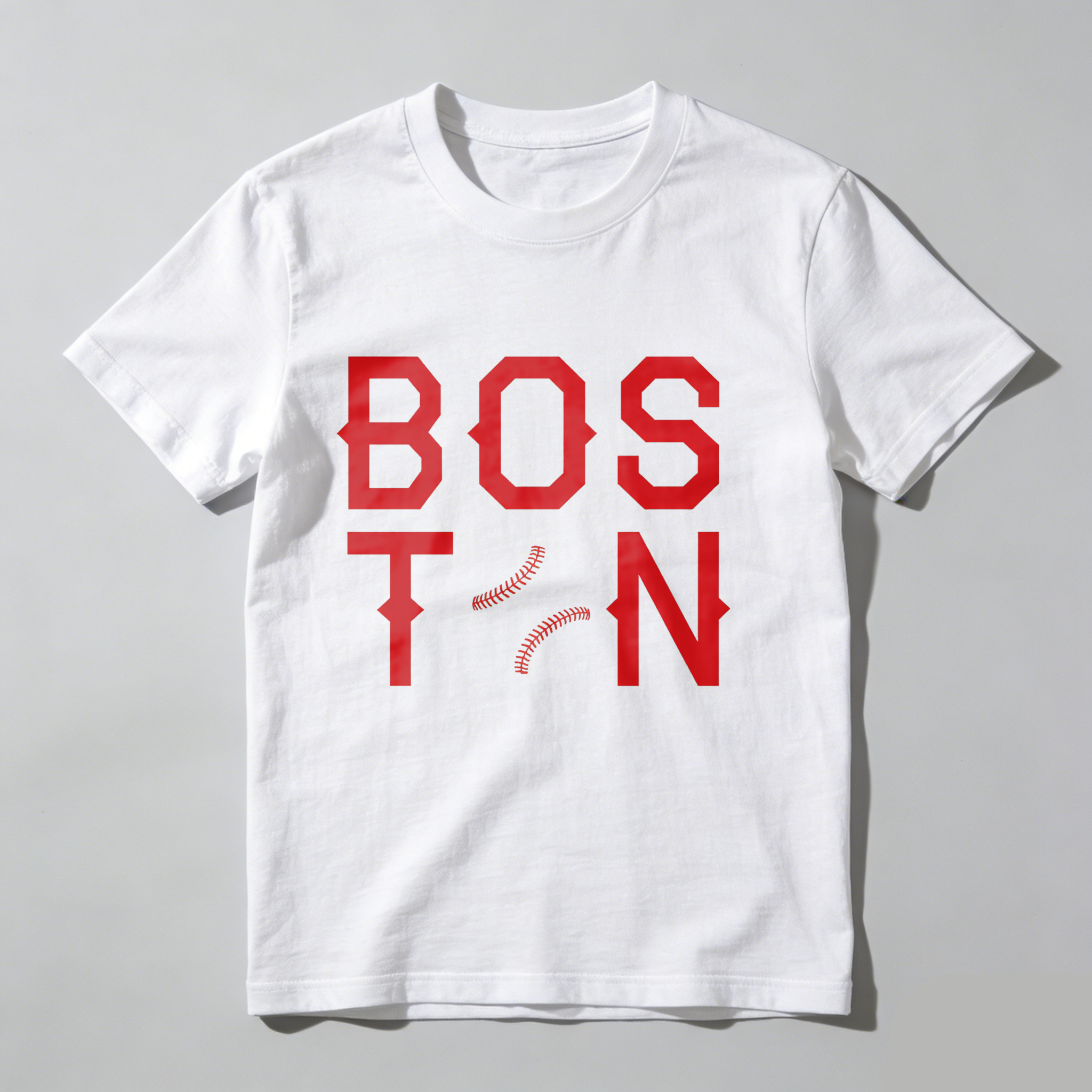 Dorawear™Boston Red Sox Baseball Design T Shirt