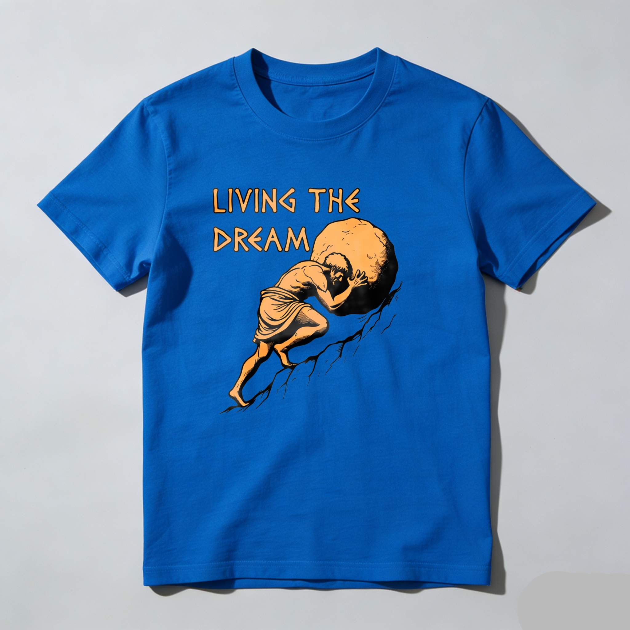 Dorawear™ Living The Dream Man Carrying Rock T Shirt