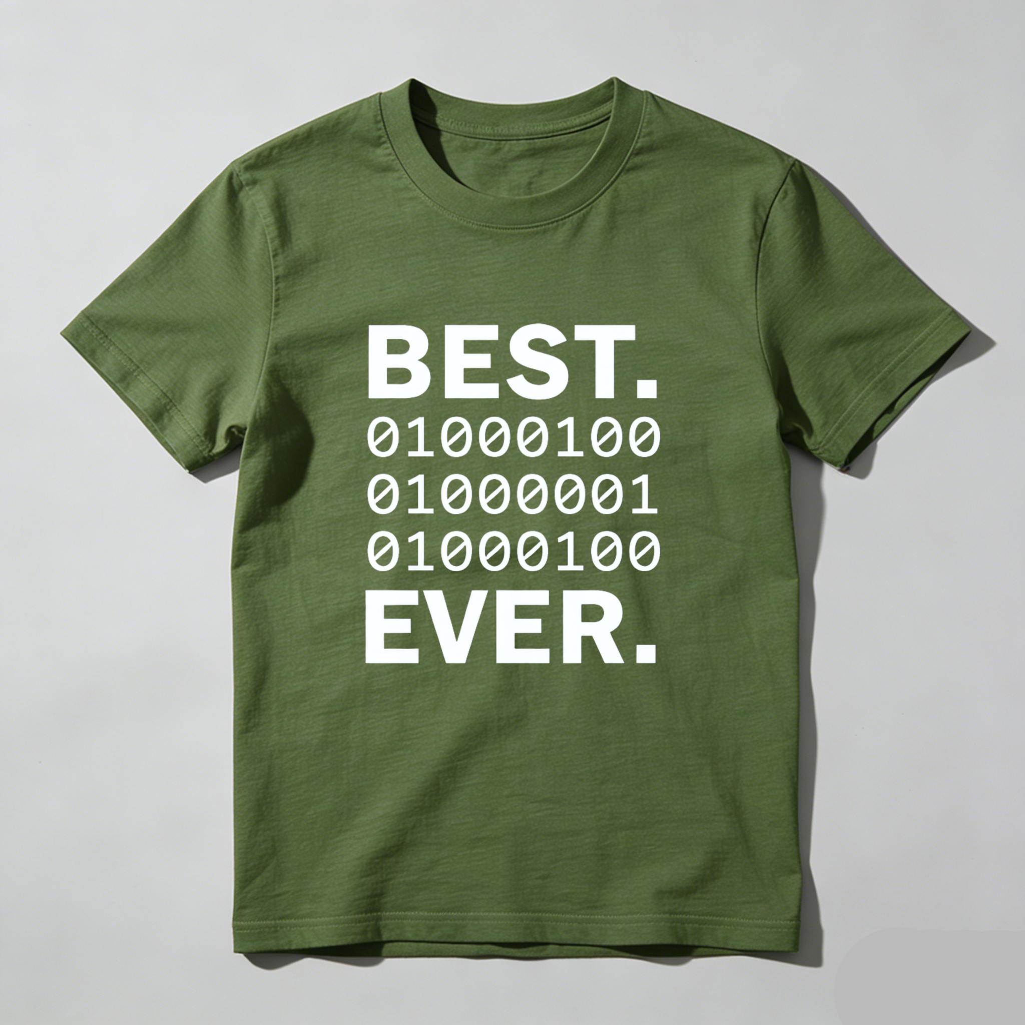 Dorawear™ Best Binary Code Ever Pure Cotton Short Sleeve T Shirt-Dorawear