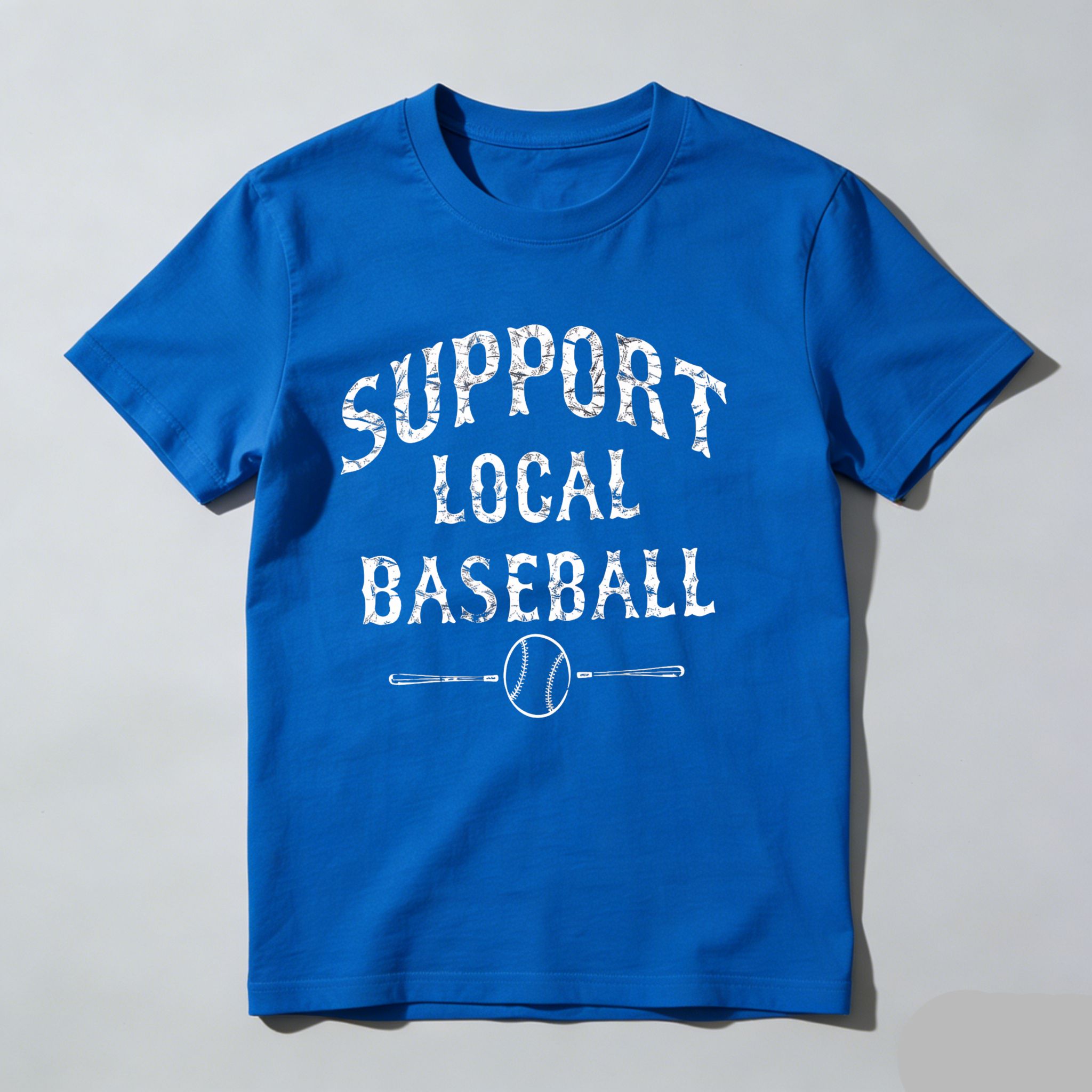 Dorawear™Support Local Baseball Bat And Ball T Shirt