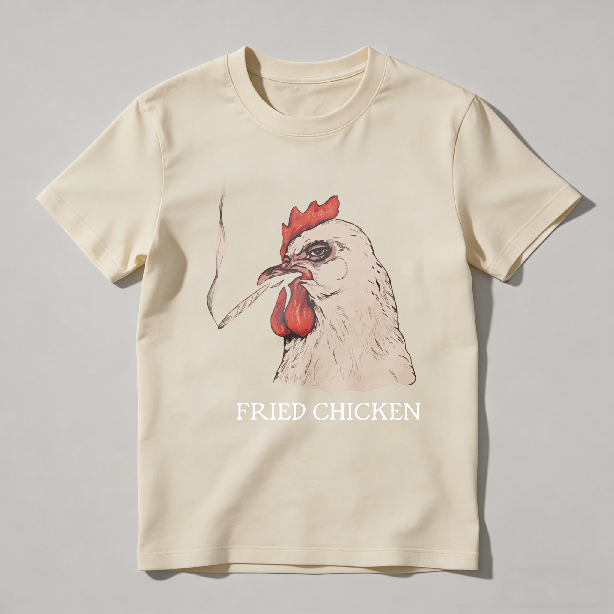 Dorawear™ Chicken Smoking Cigarette Fried Chicken T Shirt