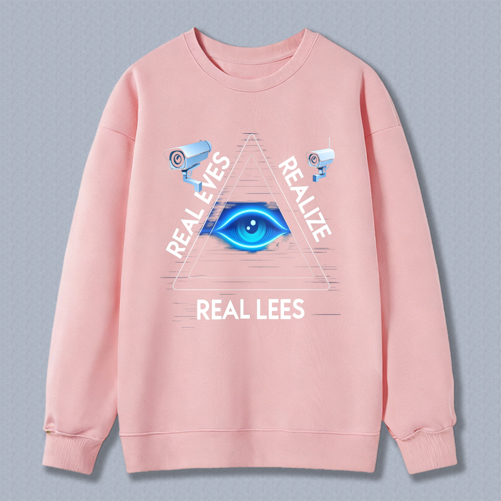 Dorawear™ Eye In Triangle Real Eyes Realize Real Lees Unisex Classic Sweatshirt