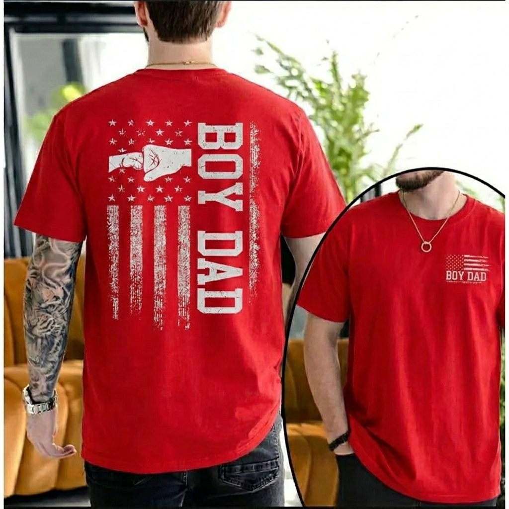  Dorawear™ BOY DAD T Shirt 100% cotton