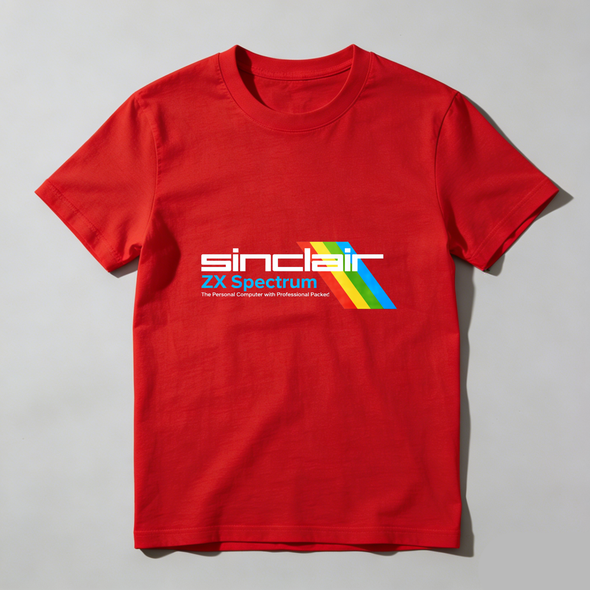 Dorawear™ Sinclair ZX Spectrum Logo Retro Gaming Pure Cotton Short Sleeve T-Shirt-Dorawear