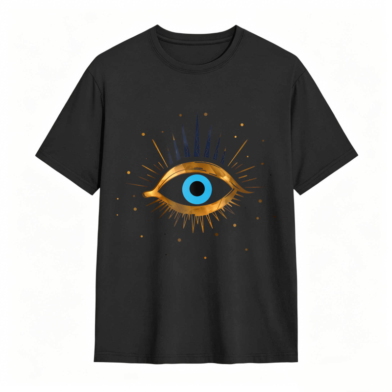 Dorawear™ Eye Symbol With Golden Rays And Blue Iris Unisex Classic T-shirt
