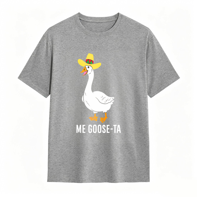 Dorawear™ Duck Wearing Sombrero With Me Goose Ta Text Unisex Classic T-shirt
