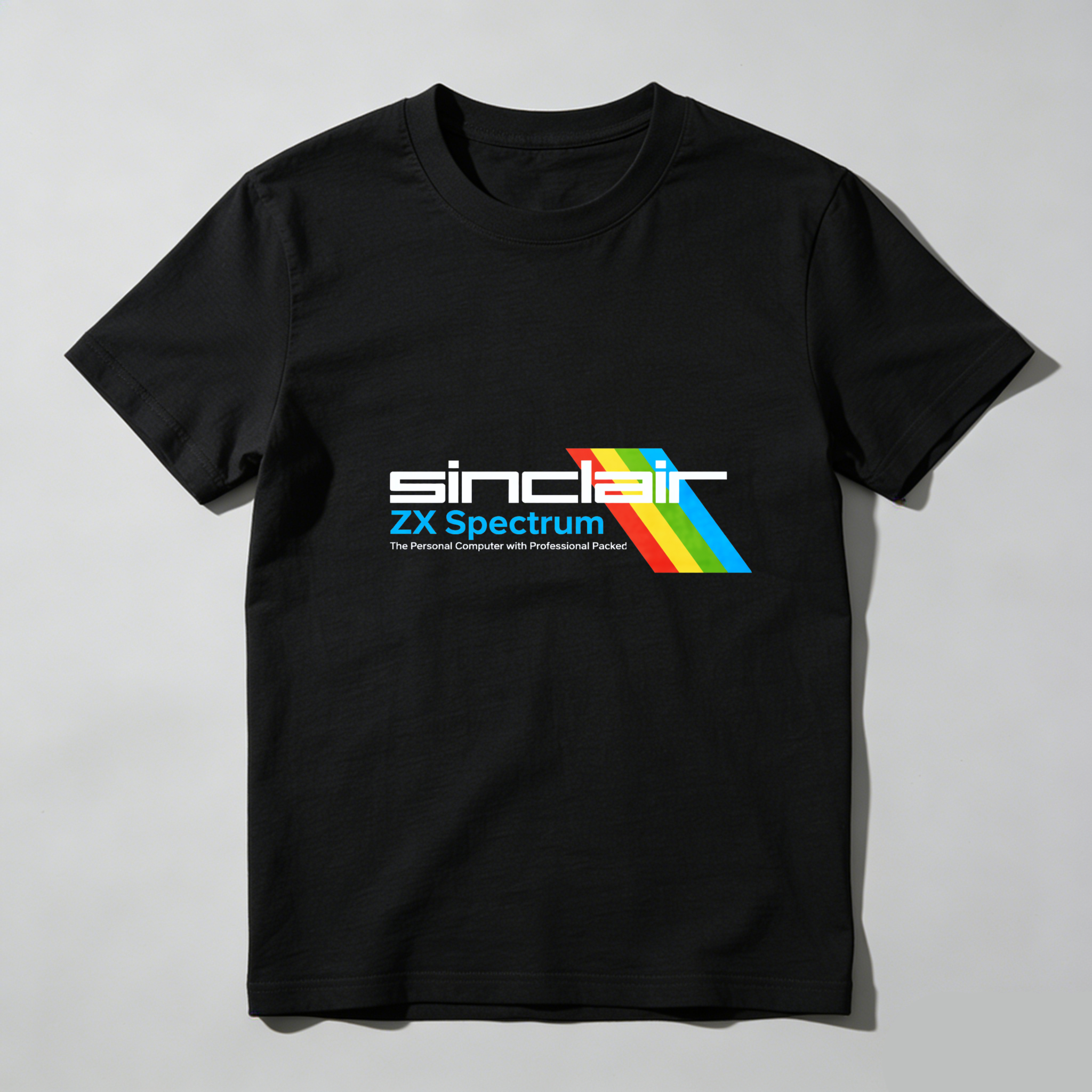 Dorawear™ Sinclair ZX Spectrum Logo Retro Gaming Pure Cotton Short Sleeve T-Shirt-Dorawear