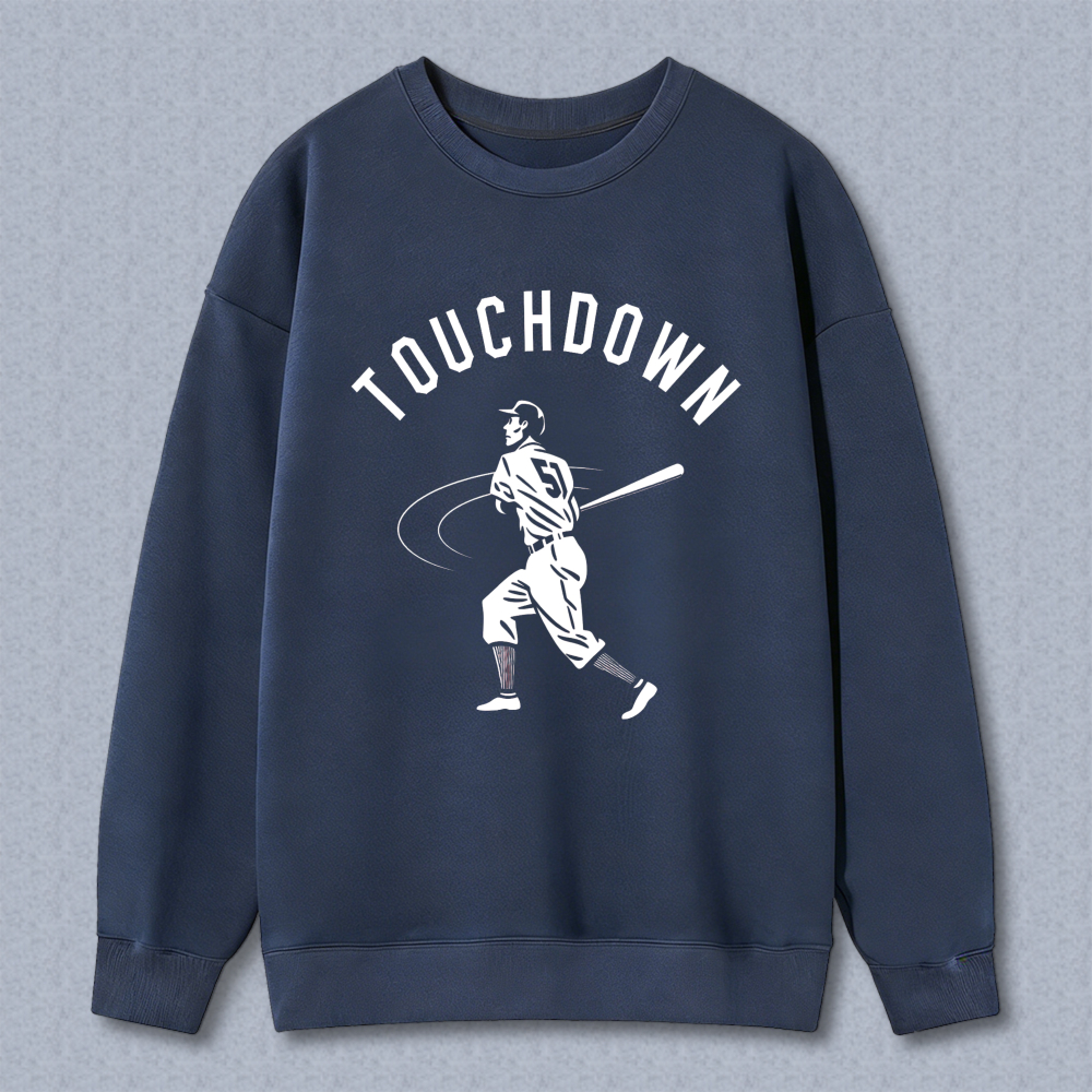 Dorawear™ Touchdown Baseball Player Graphic Unisex Classic Sweatshirt(1)