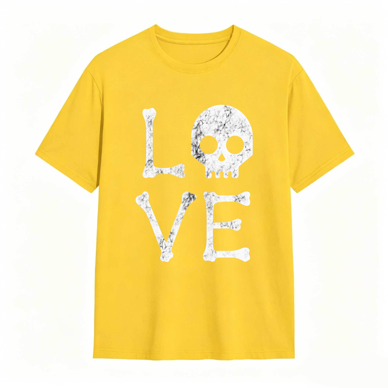Dorawear™Love Skull Design Unisex Classic T-shirt