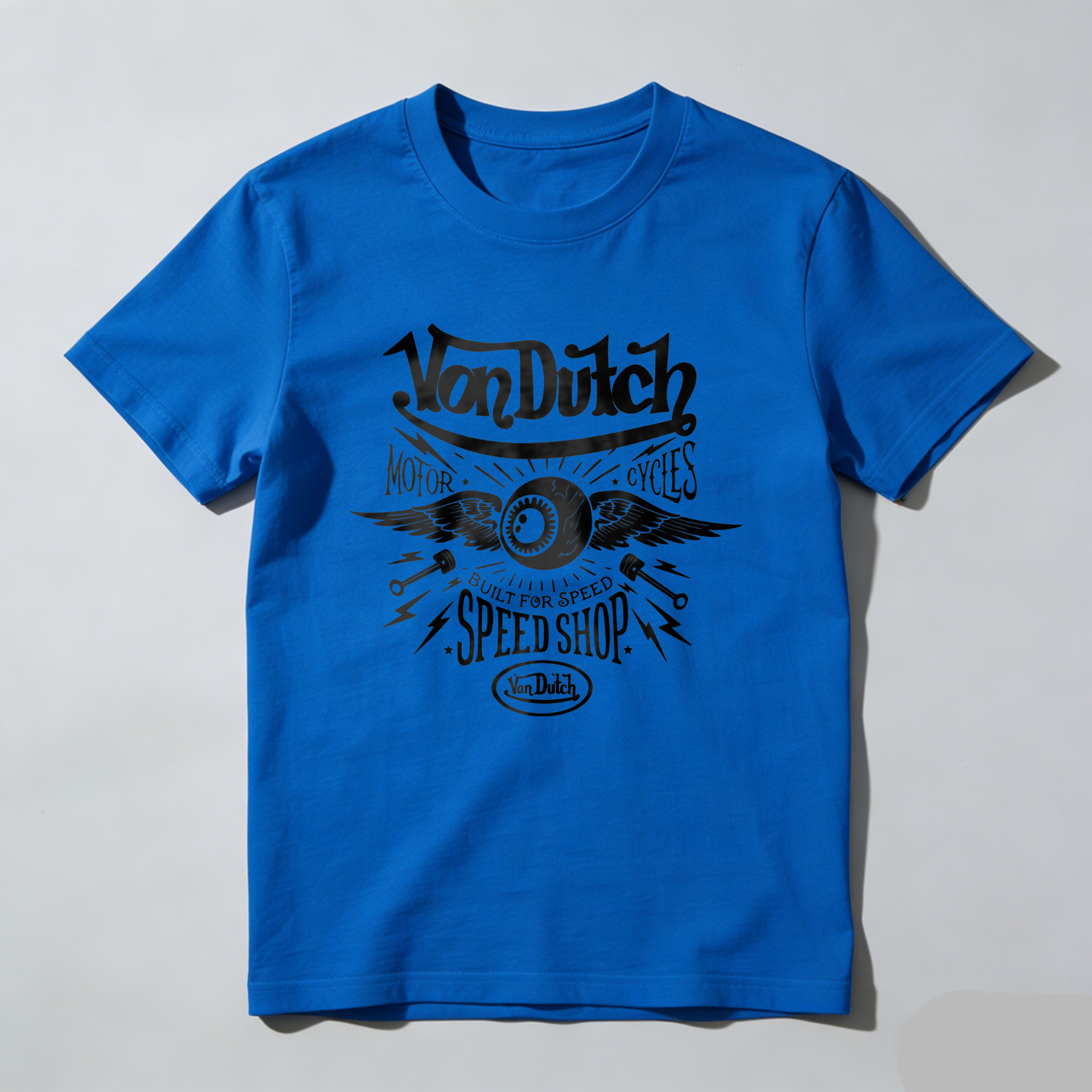 Dorawear™ Van Dutch Motor Cycles Speed Shop T Shirt