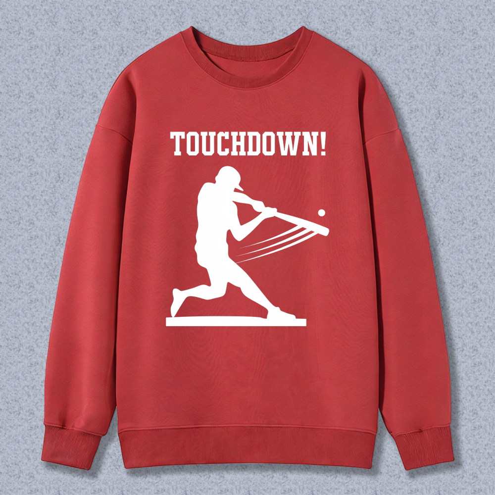 Dorawear™ Touchdown Baseball Player Silhouette Unisex Classic Sweatshirt