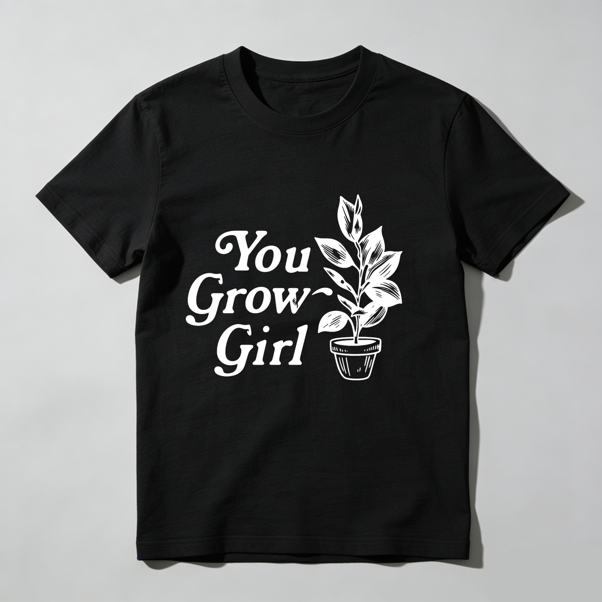 Dorawear™ You Grow Girl Plant Design T Shirt