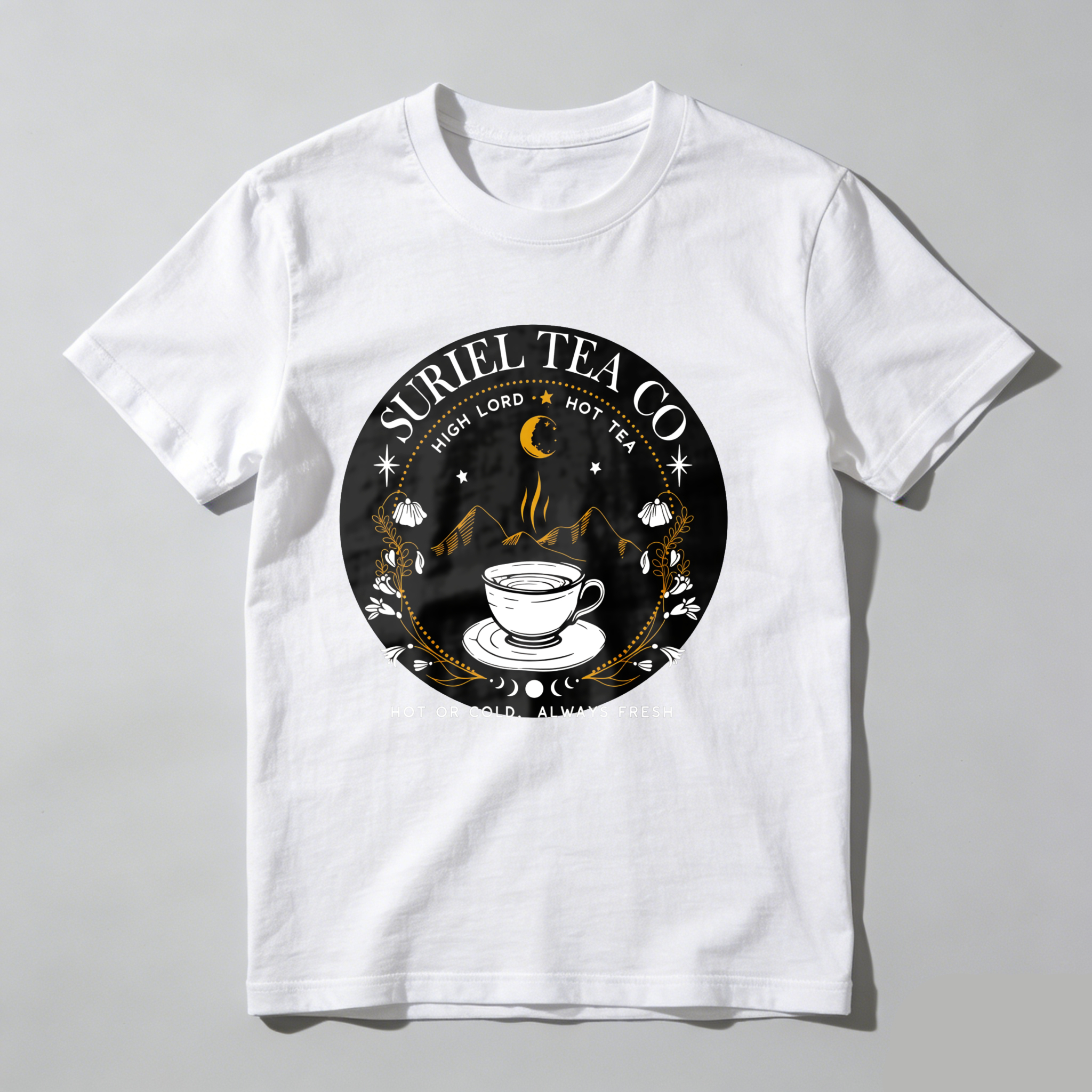 Dorawear Suriel Tea Co High Lord Hot Tea T Shirt