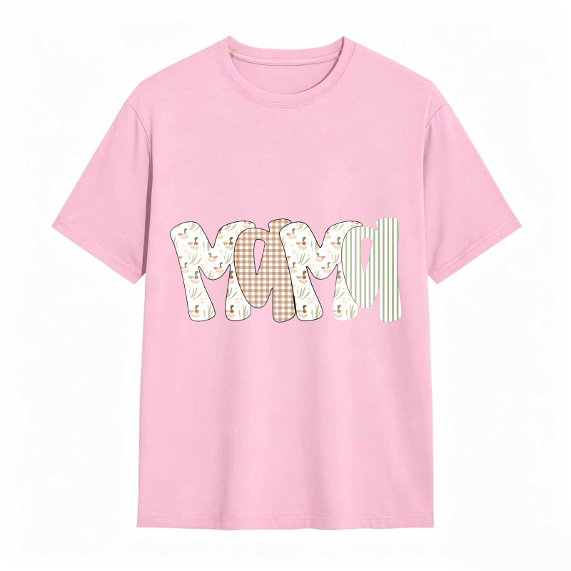 Dorawear™Mama Patterned Text Design Unisex Classic T-shirt