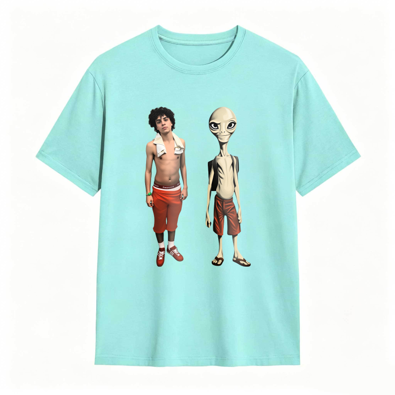 Dorawear™ Alien And Human Character Design Unisex Classic T-shirt