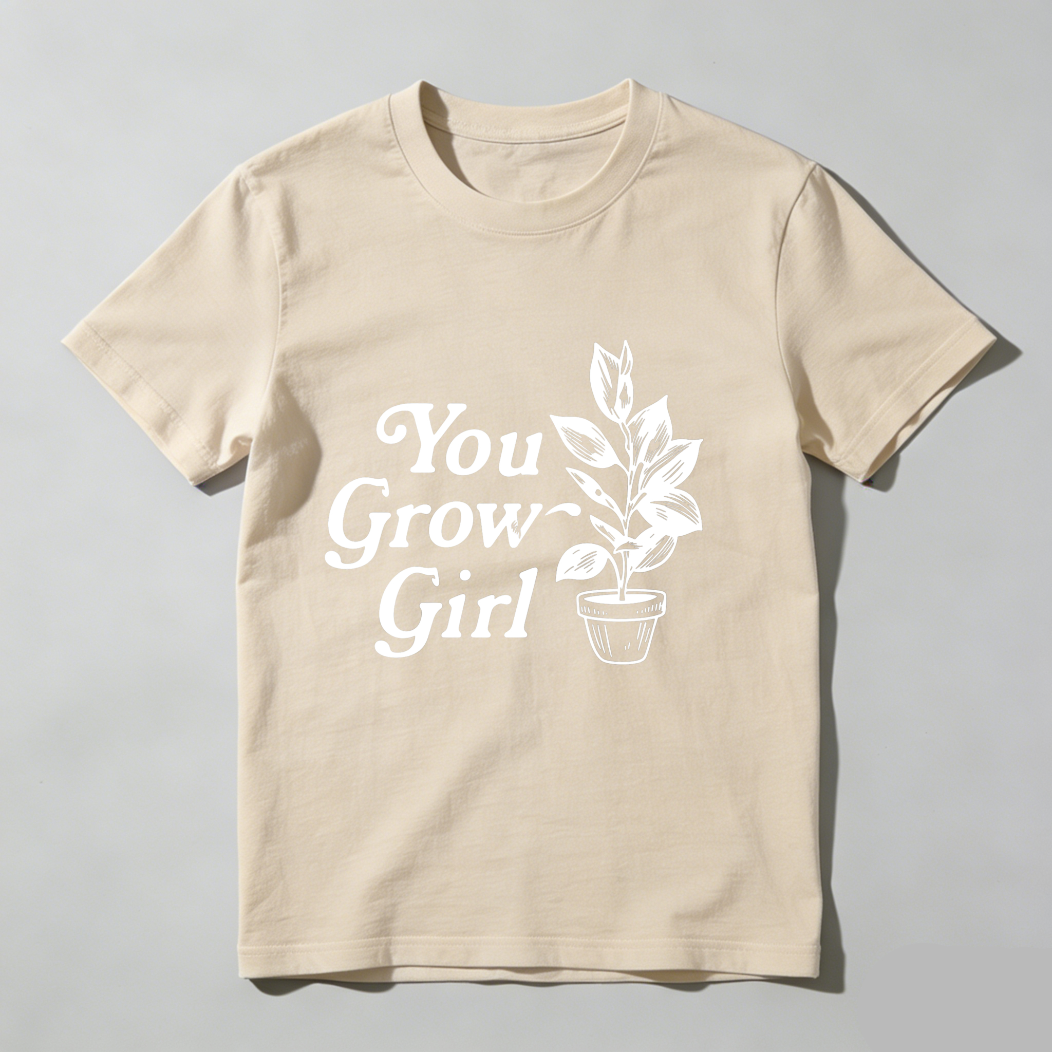 Dorawear™ You Grow Girl Plant Design T Shirt