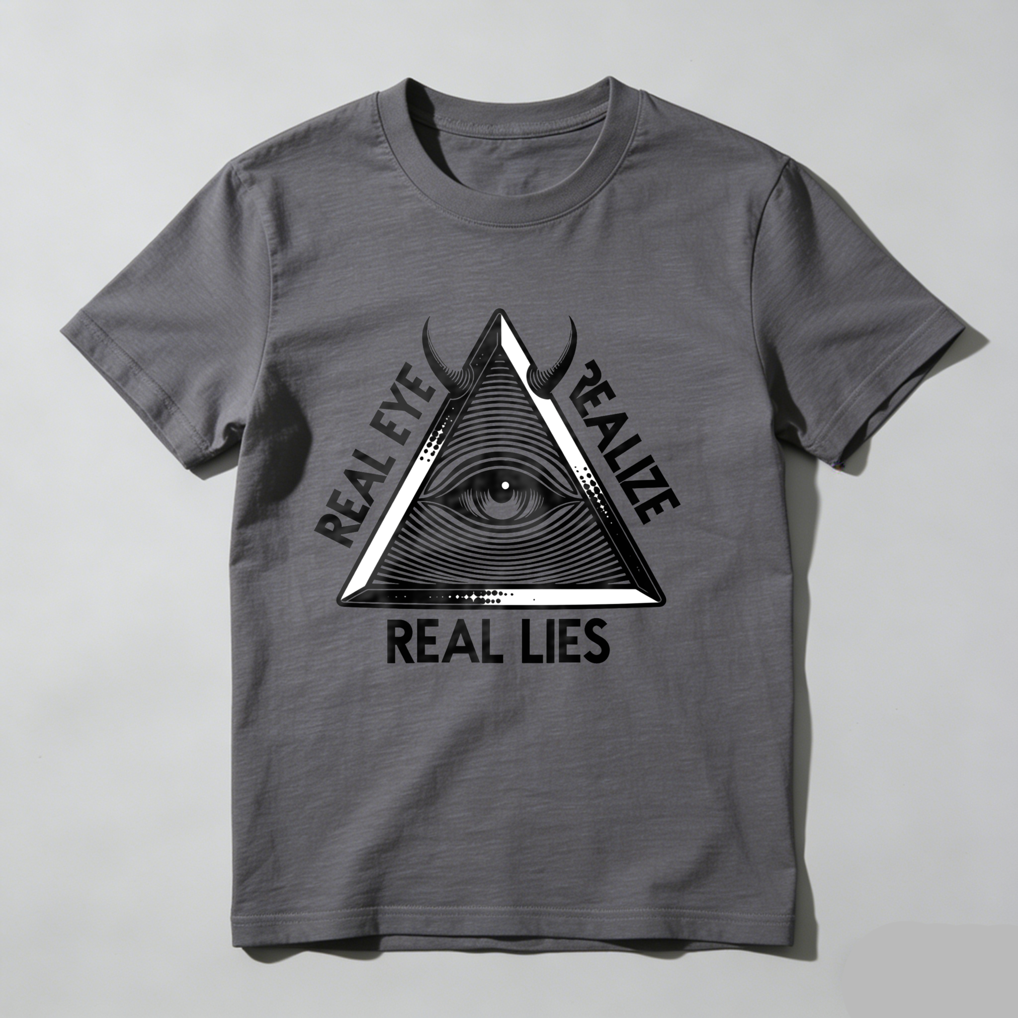 Dorawear™Real Eye Realize Real Lies Pyramid Eye  T Shirt