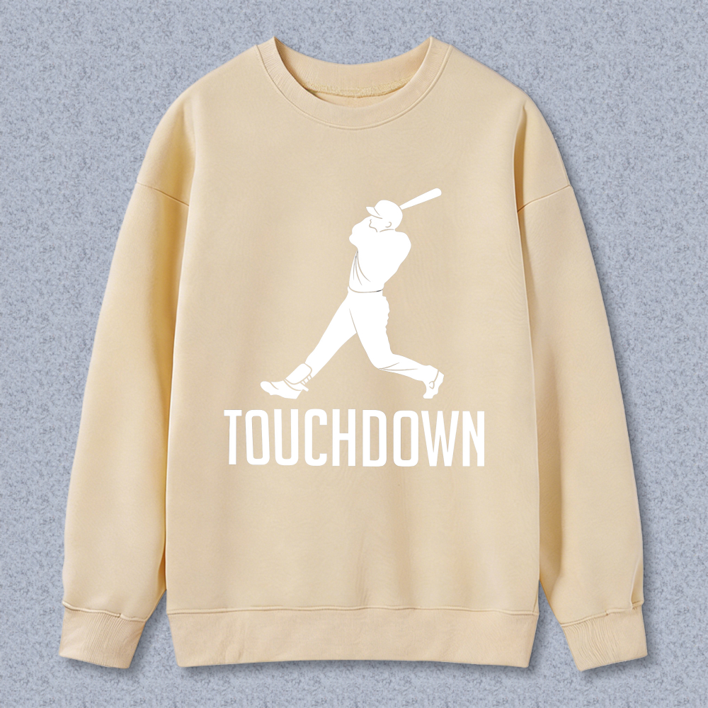 Dorawear™ Baseball Player Silhouette Touchdown Unisex Classic Sweatshirt