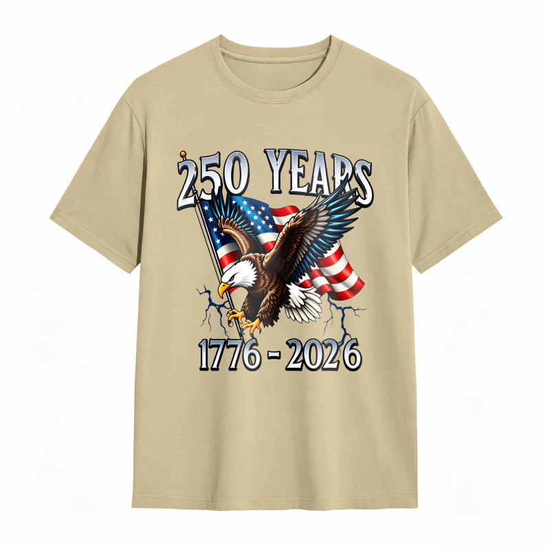 Dorawear™ 250 Years American Eagle Flag 1776 2026 Unisex Classic T-shirt