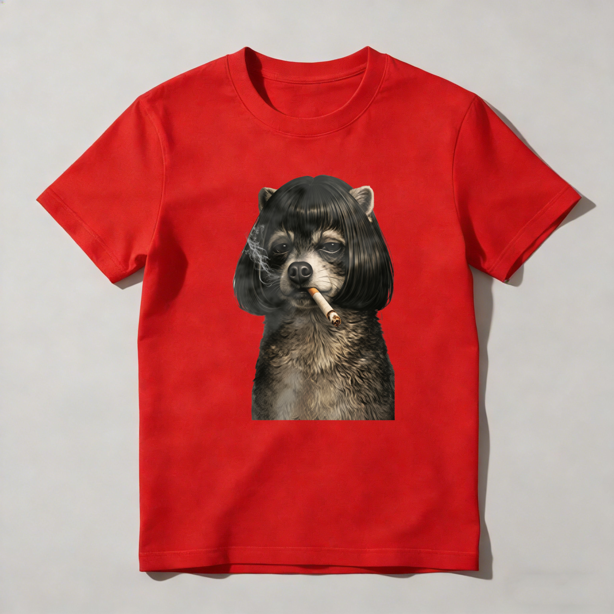 Dorawear™ Dog With Hair And Cigarette T Shirt