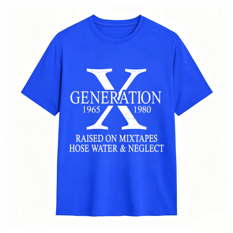 Dorawear™ X Generation 1965 1980 Raised On Mixtapes Hose Water And Neglect Unisex Classic T-shirt