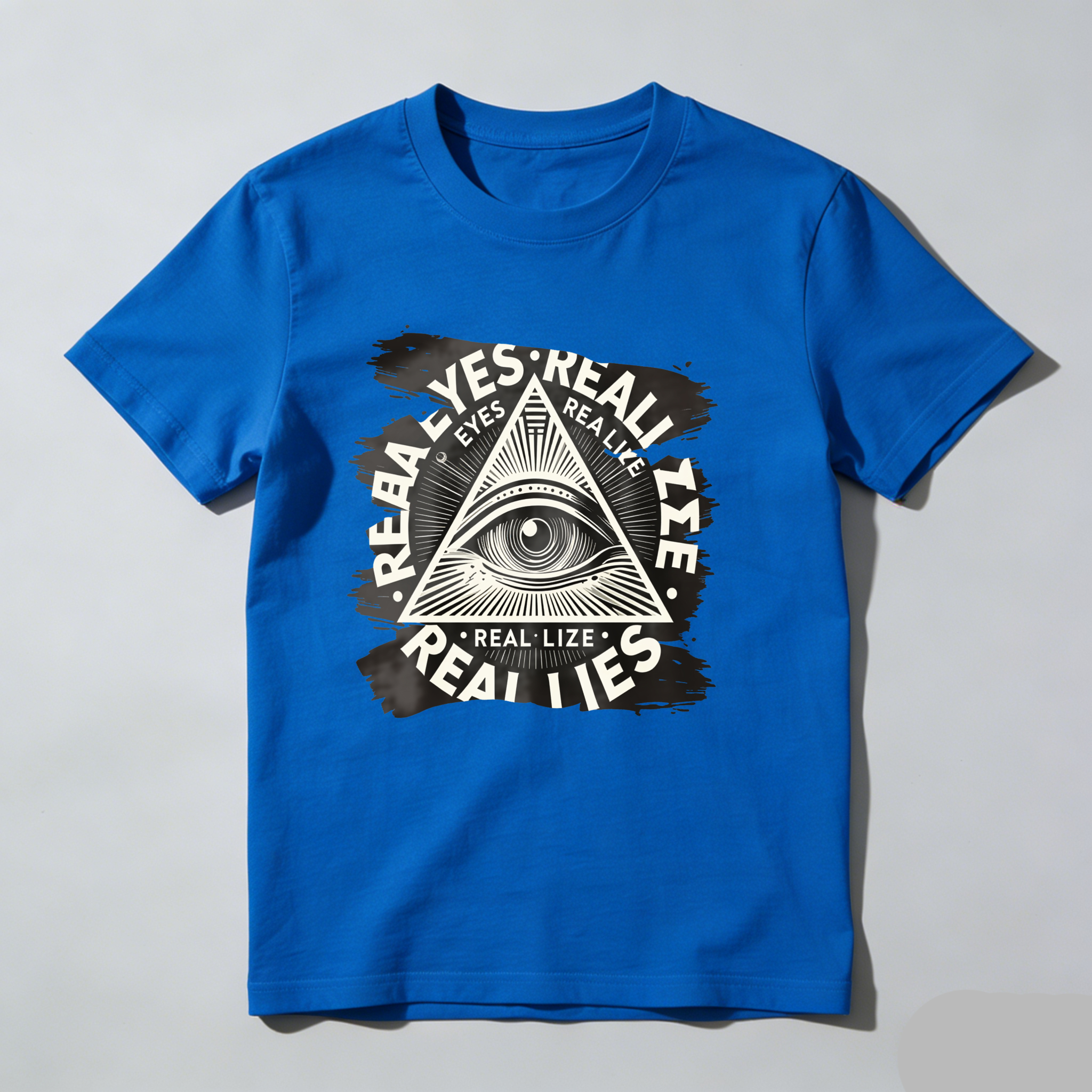 Dorawear™All Seeing Eye Symbol With Text Design  T Shirt