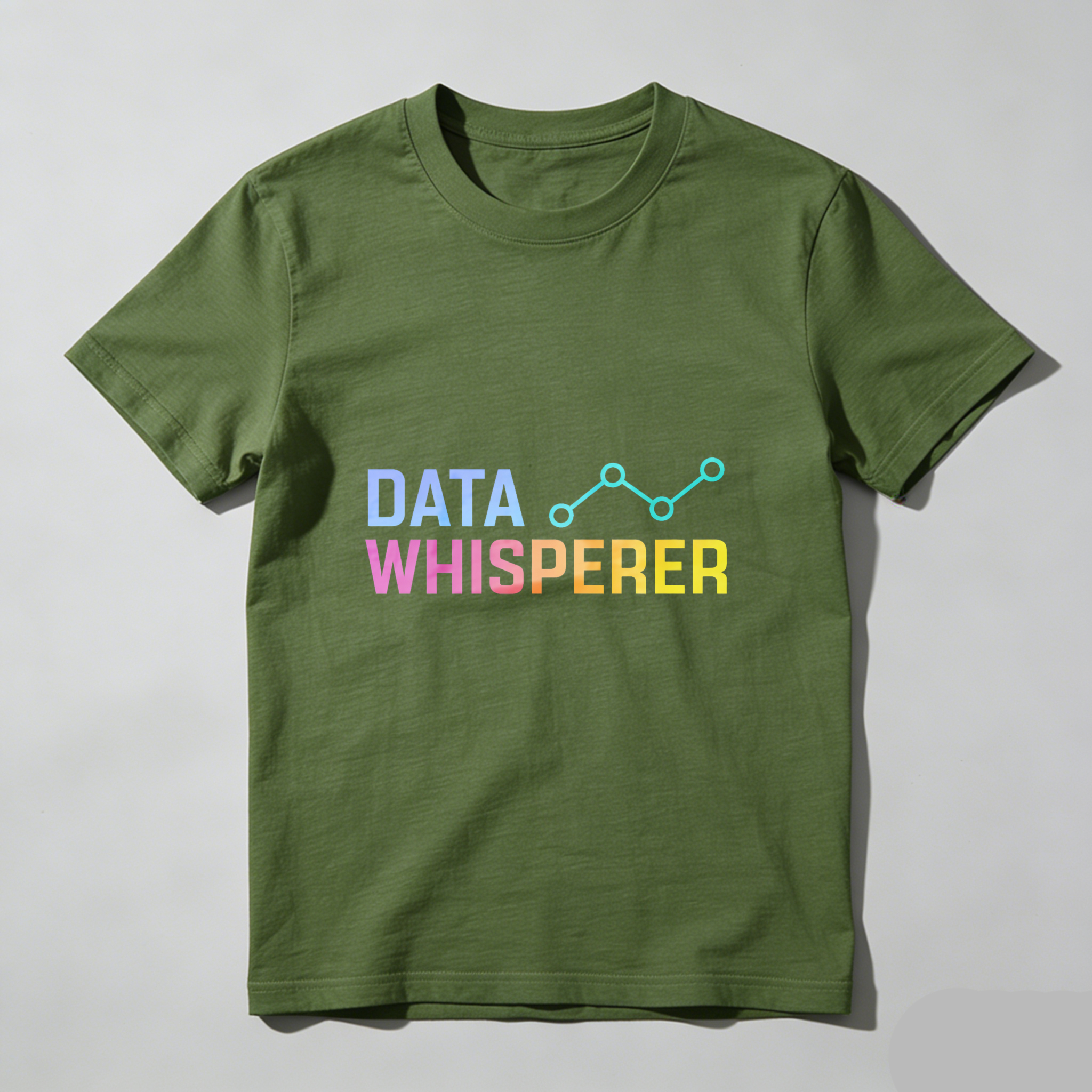 Dorawear™ Data Whisperer Chart Design Pure Cotton Short Sleeve T Shirt-Dorawear