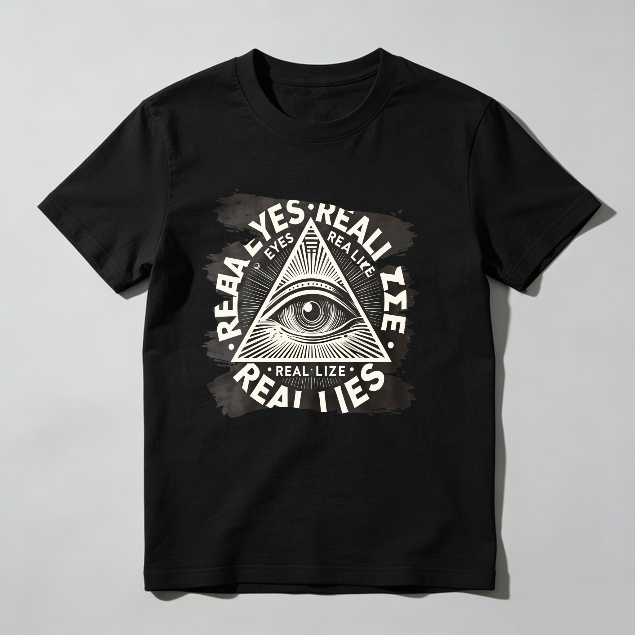 Dorawear™All Seeing Eye Symbol With Text Design  T Shirt