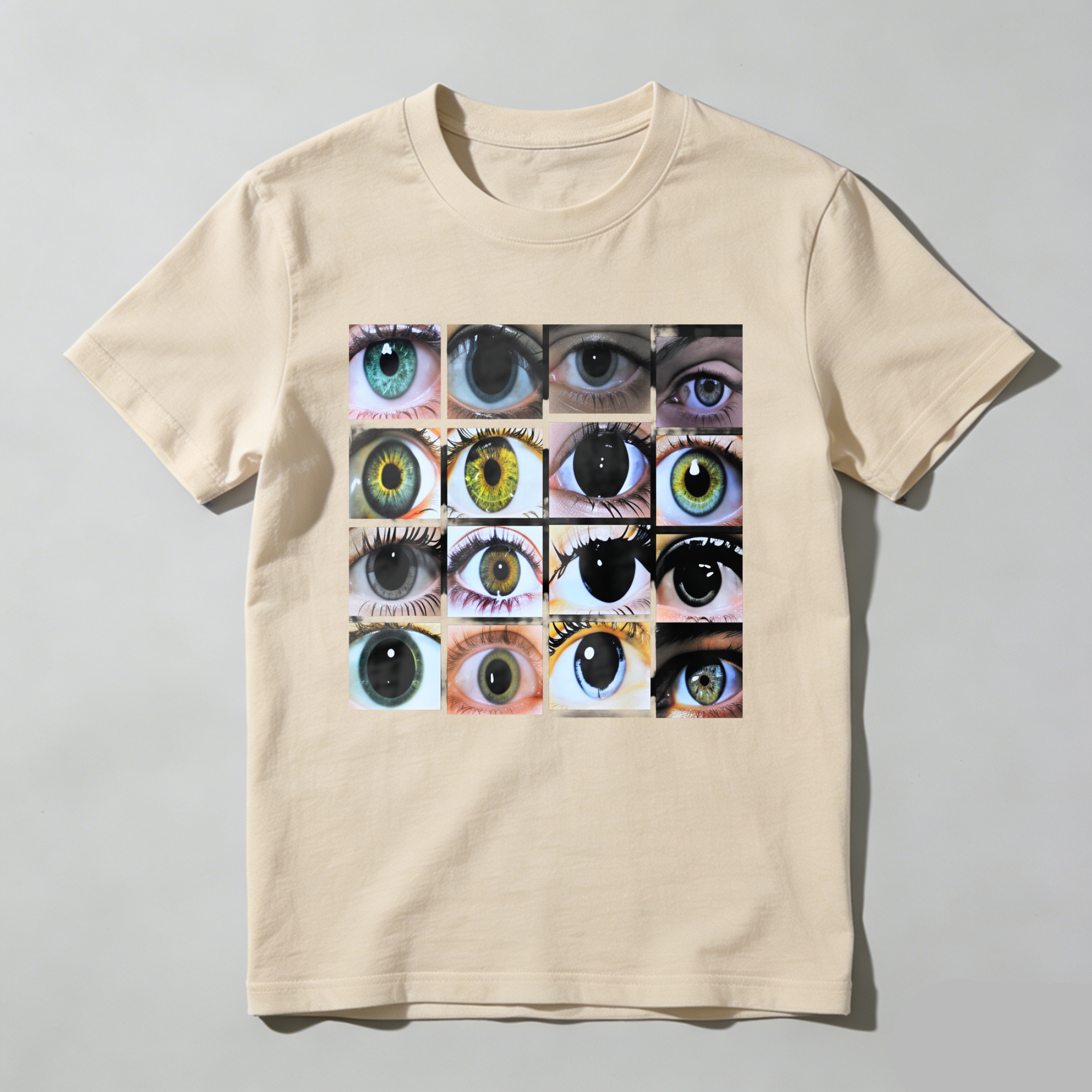 Dorawear™ Eye Grid Pattern Print Design T Shirt