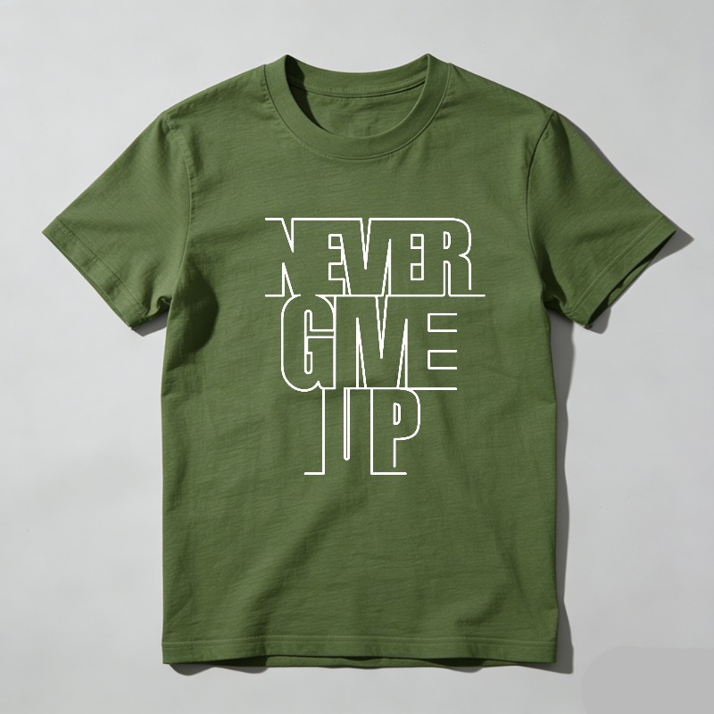 Dorawear™ Never Give Up T Shirt 100% cotton