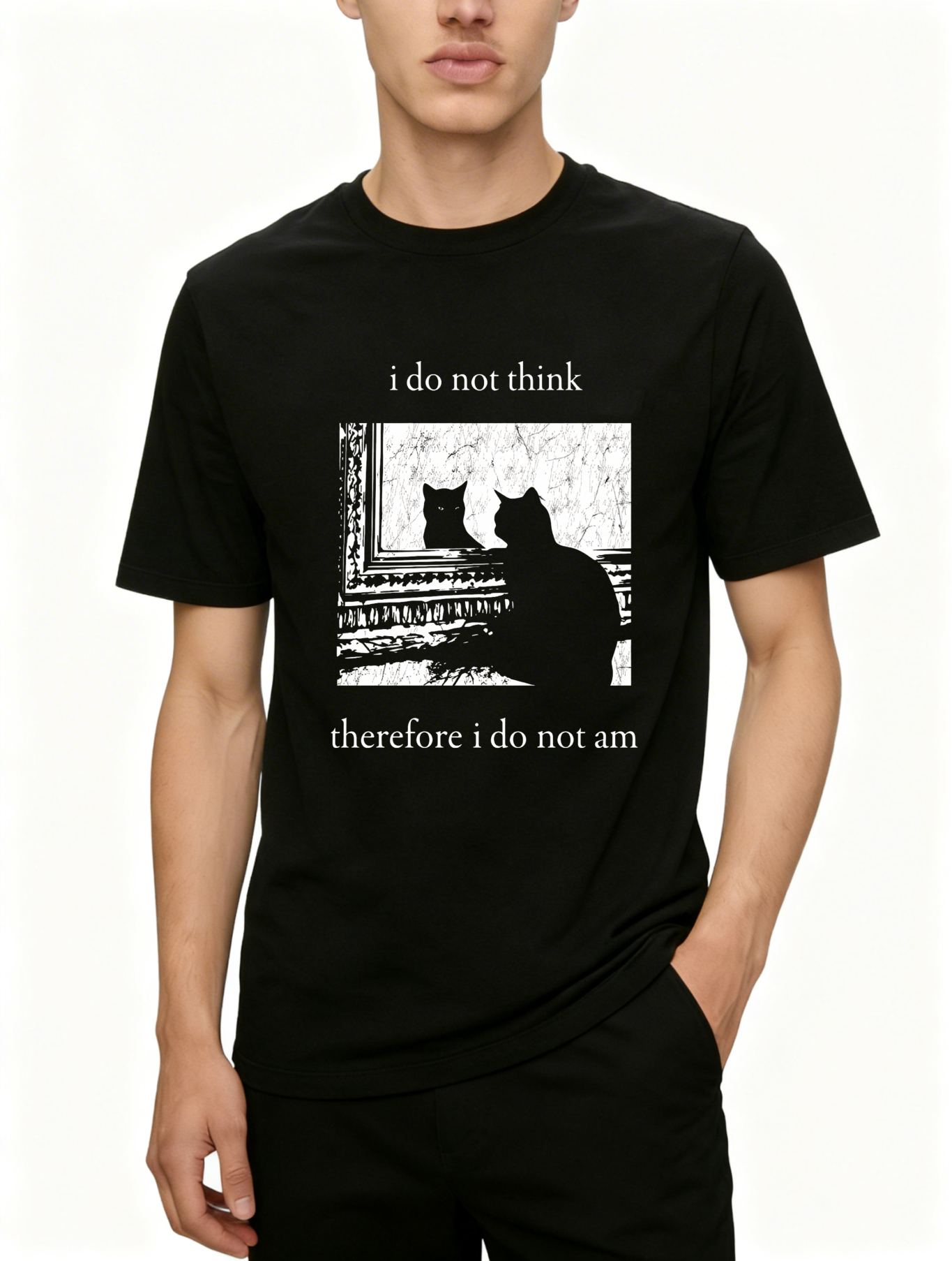 Dorawear™ I Do Not Think Therefore I Do Not Am T Shirt