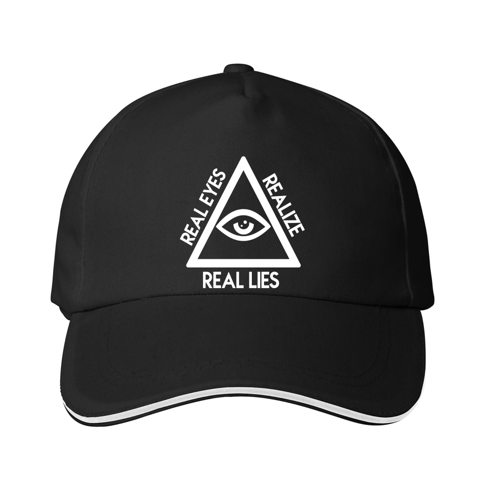 Dorawear™ Baseball Cap  All Seeing Eye Real Eyes Realize Real Lies Print Casual Outdoor Wear