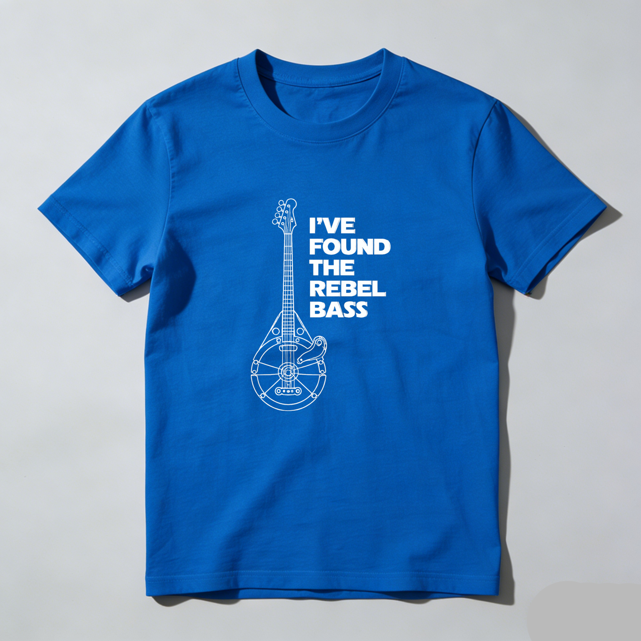 Dorawear™ Ive Found The Rebel Bass Guitar Design Pure Cotton Short Sleeve T-Shirt-Dorawear