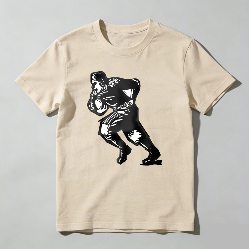 Dorawear™ Dancing Figure In Motion With Abstract Elements T Shirt