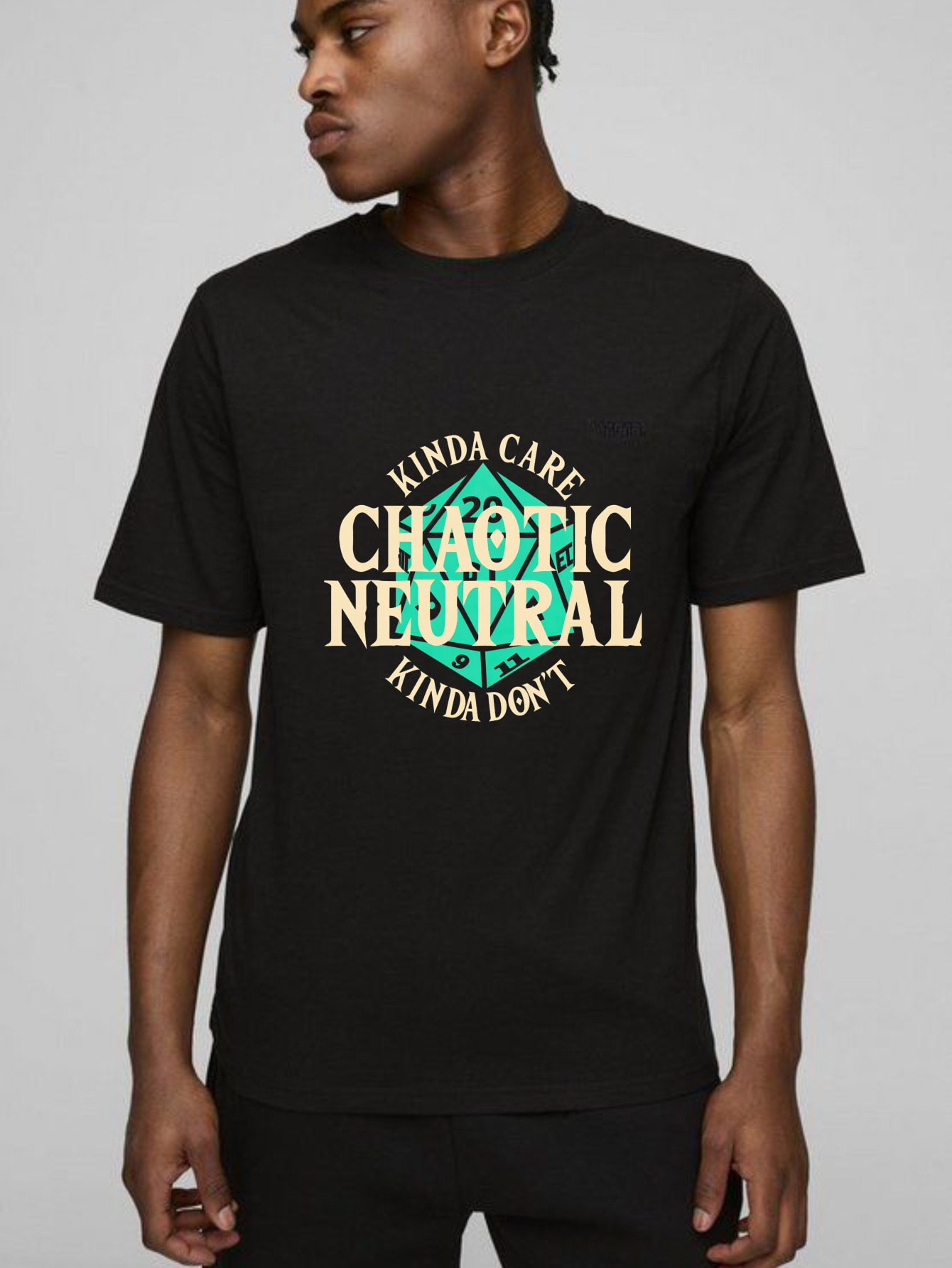 Dorawear™ Kinda Care Chaotic Neutral Kinda Don't T Shirt