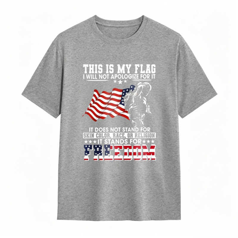 Dorawear™ American Flag Skeleton Freedom Statement Unisex Classic T-shirt