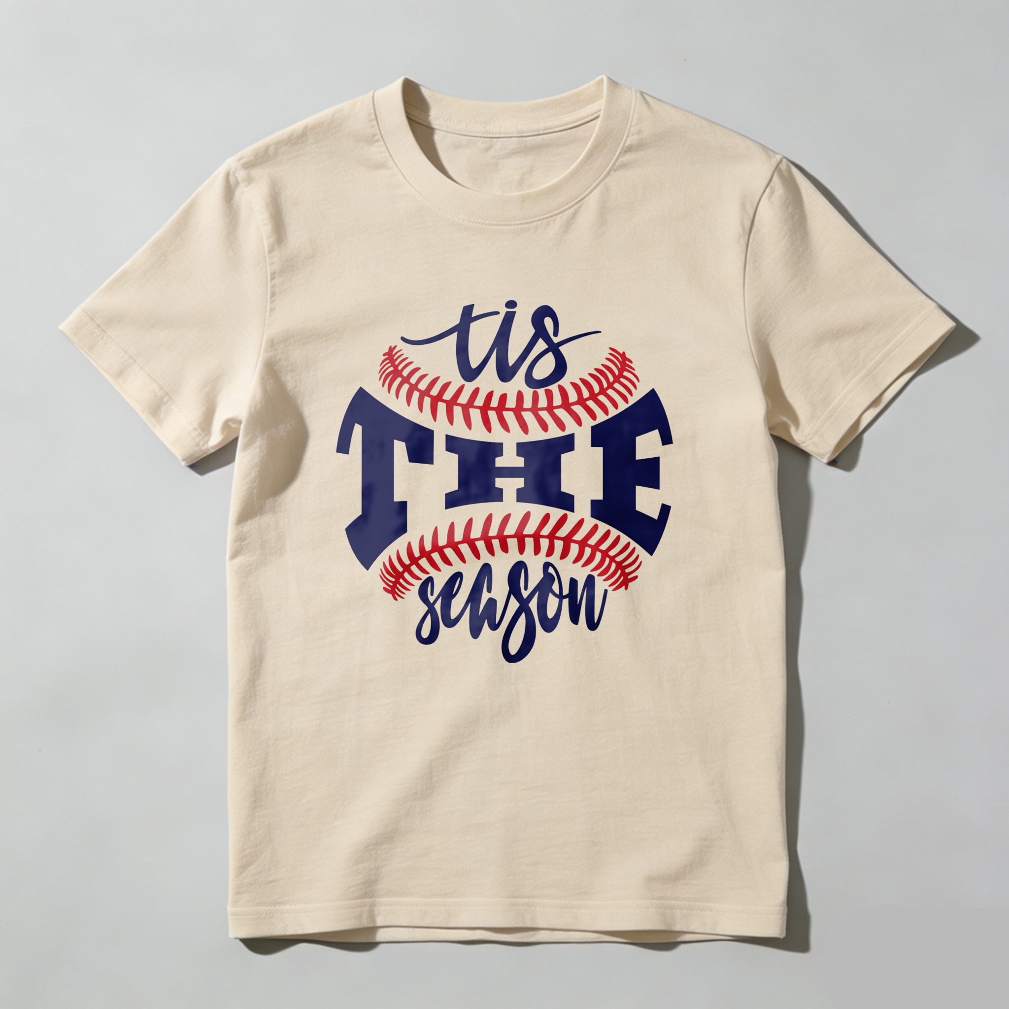 Dorawear™ Tis The Season Baseball Design  T Shirt-Dorawear