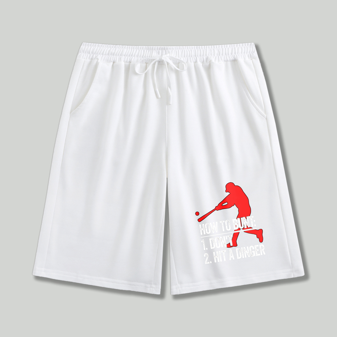 Dorawear™ Baseball Bunt Guide With Player Silhouette Shorts-Dorawear