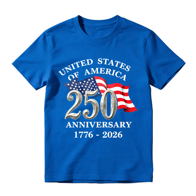 United States Of America 250 Anniversary 1776 2026 Flag Design Unisex Classic T-shirt