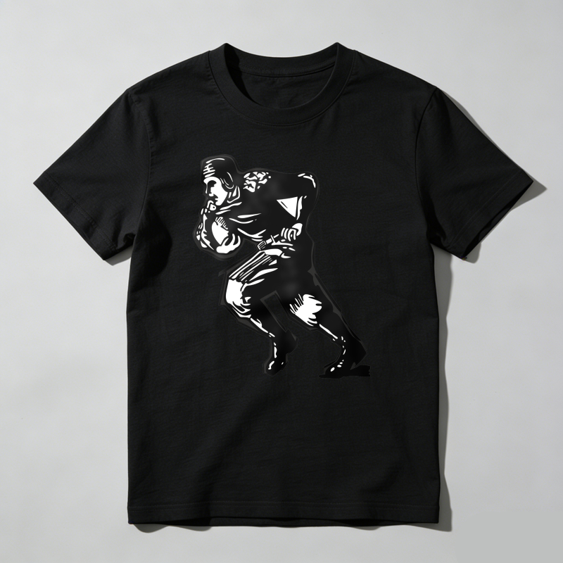 Dorawear™ Dancing Figure In Motion With Abstract Elements T Shirt